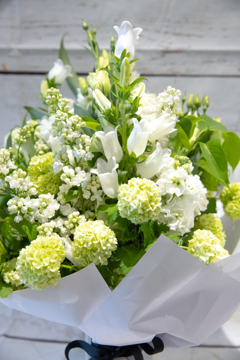 Tranquil Whites bouquet by a Rowville florist