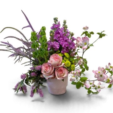 Pink Robin – Pastel Arrangement